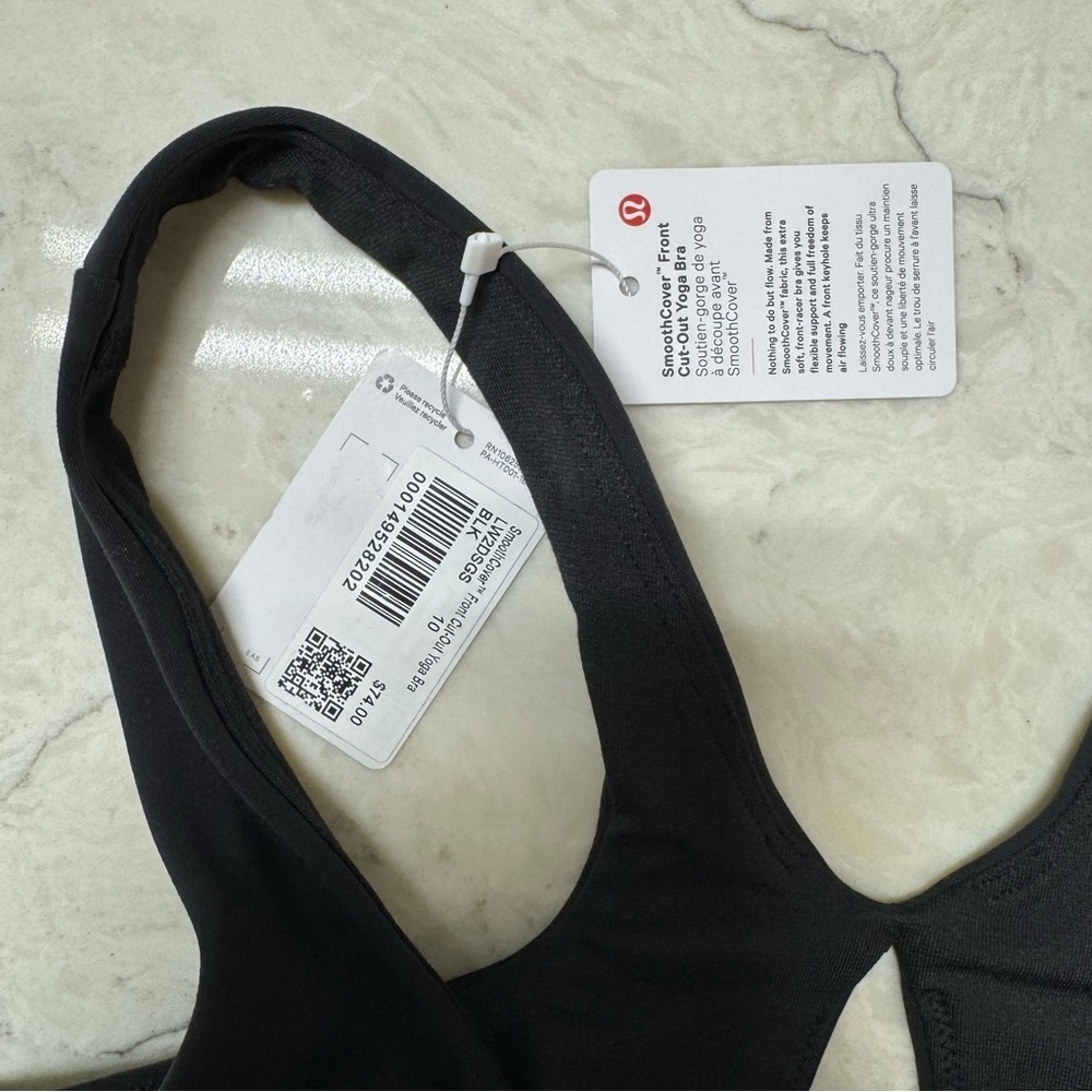 🖤 Lululemon Cut-Out Yoga Bra - Size 10 (New with Tags)​​​​ - Picture 5 of 13